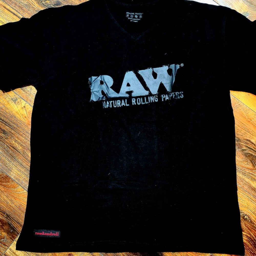 RAW Black V-Neck